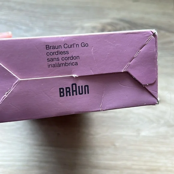 Braun Curl’n Go 3/4” Cordless Curling Iron & Brush w/Energy Cell NIP Vintage - Picture 6 of 12